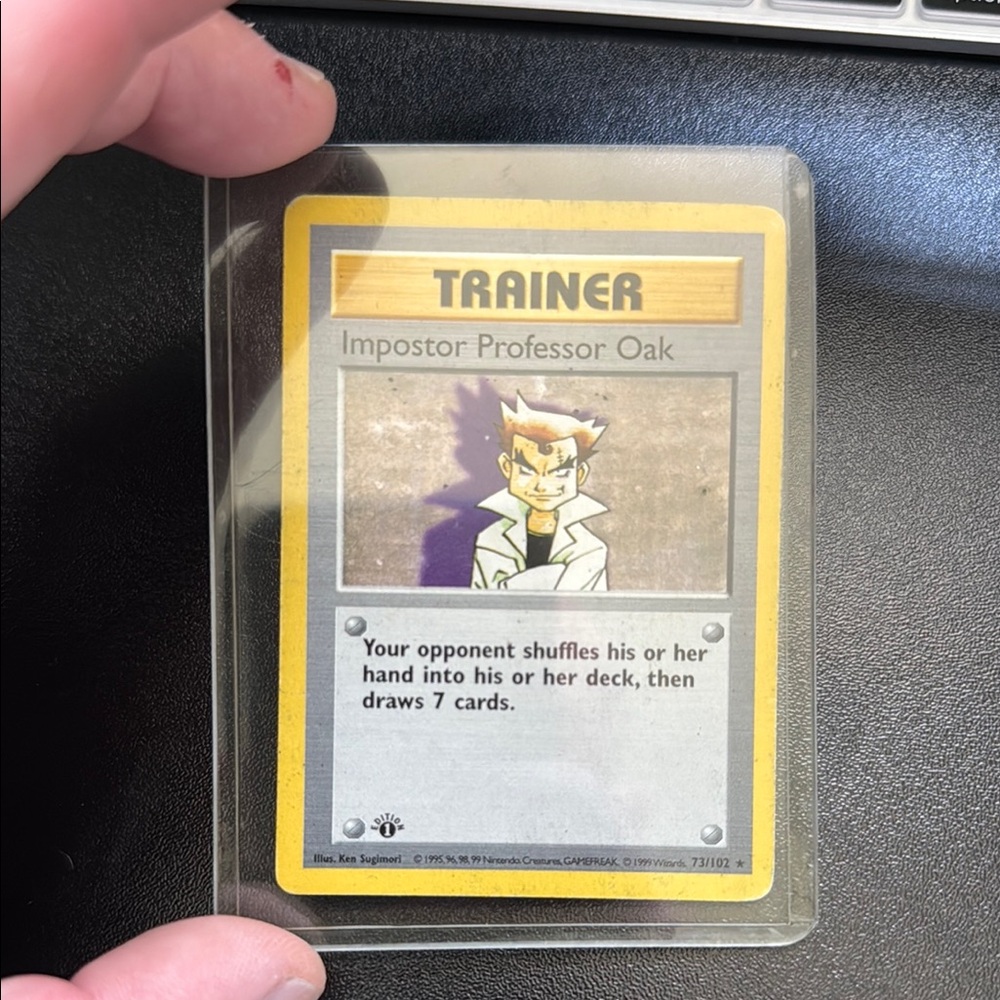 Imposter professor oak - 1st edition  base set 1999 vintage
